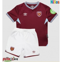 Camiseta West Ham United James Ward-Prowse #8 Primera Equipación para niños 2025-26 manga corta (+ pantalones cortos)